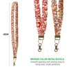 Cute Scrunchie Lanyard for Women - Aesthetic Elastic ID Card