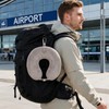 2 Pack Replacement Travel Neck Pillow Covers, U Shaped Travel