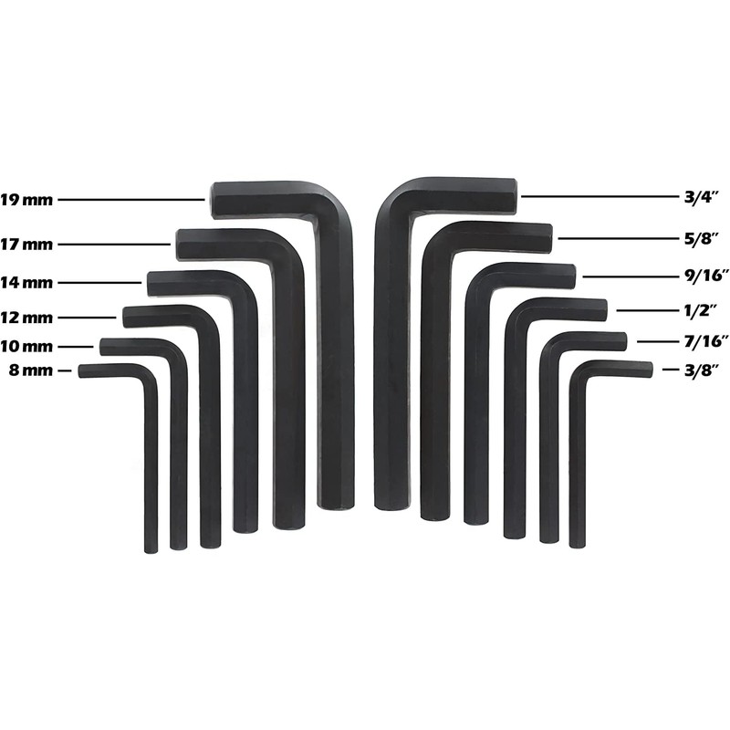 Professional EZ Travel Collection Extra Large Allen Wrench Jumbo Automotive