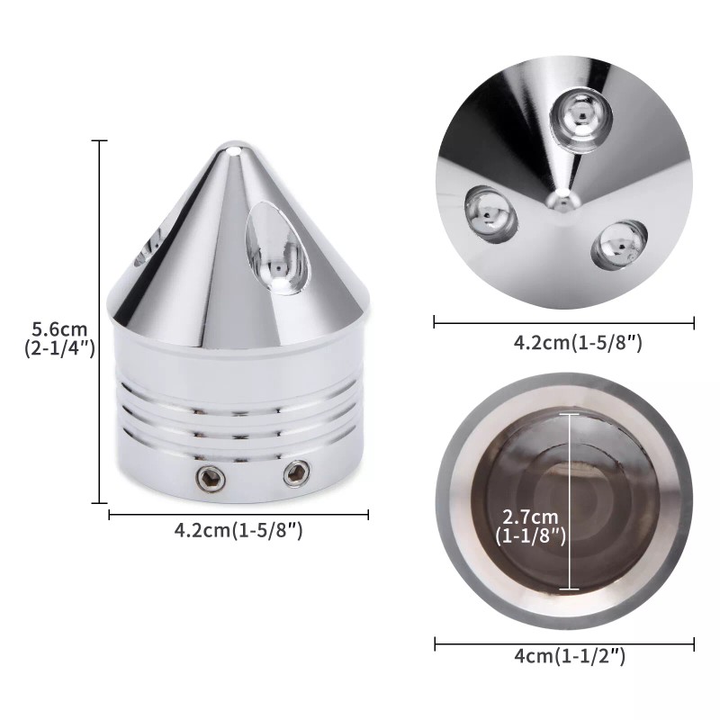 KEEPDSGN CNC Front Wheel Axle Nut Covers Cap Bolt For
