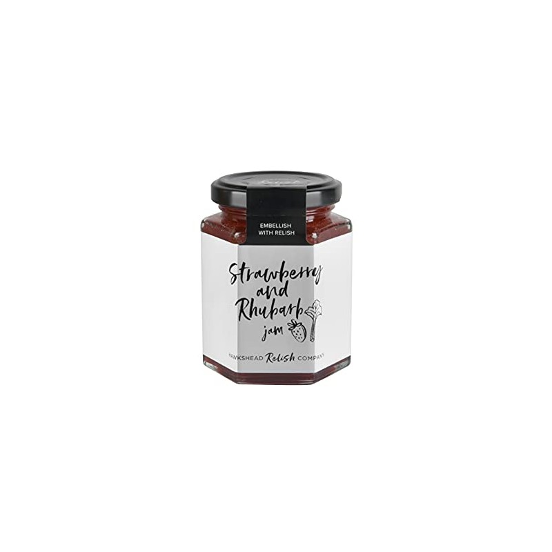 Hawkshead Relish - Strawberry & Rhubarb Jam 220g