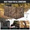 HUNTSEN 4-Panel Hunting Blind - 360° See Through with Wide