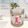 Makeup Organizer Rack 2 Tier 360 Deg Rotation Space Saving