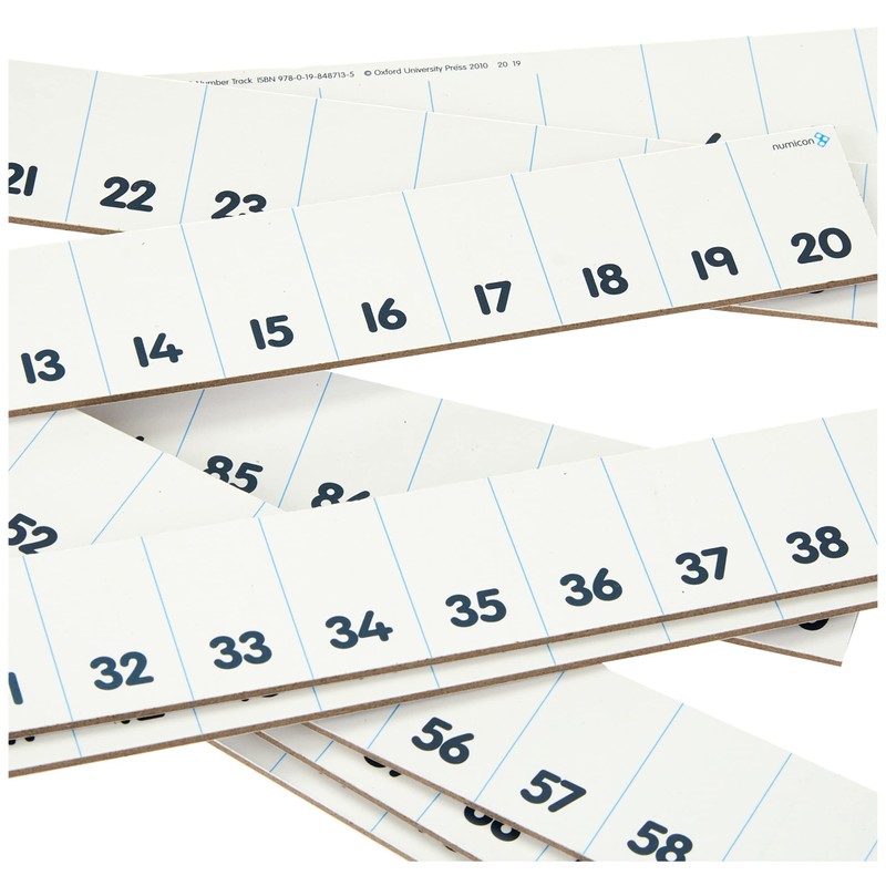 Numicon: Card 1-100 Number Track