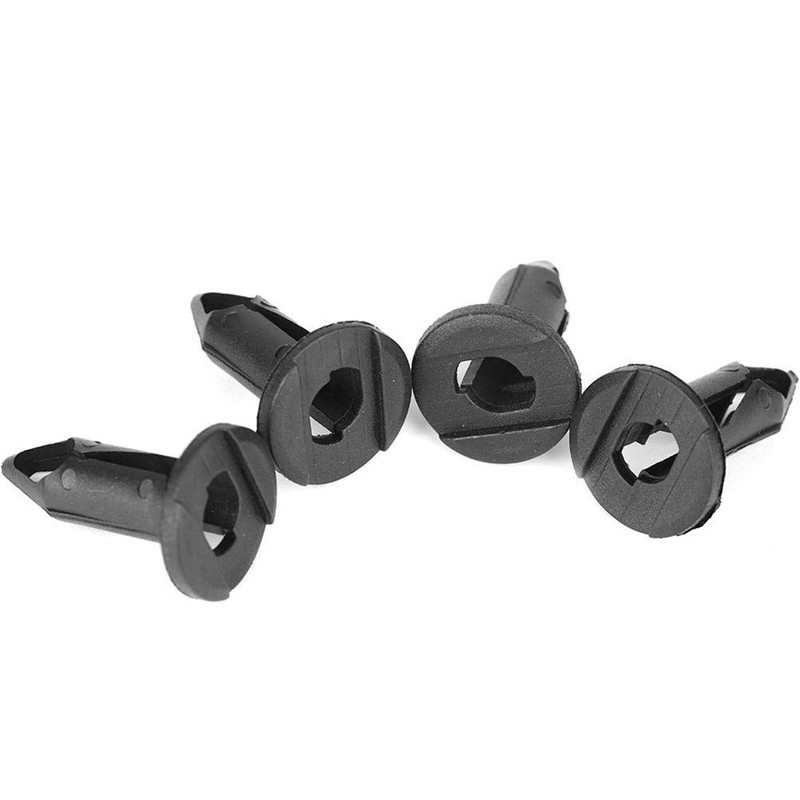 100 Pieces Black Car Bumper Fender Rivets Plastic Push Pin