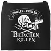 MoonWorks® BBQ Apron for Men with Saying "Hier grillt der