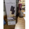Kitchen 23 Piece Knife & Kitchen Set with Storage Block