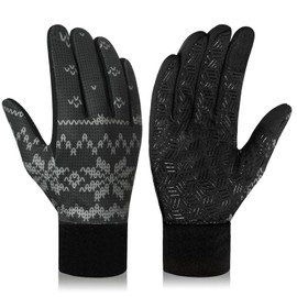 RIGWARL Touchscreen Gloves for Running Bike Anti-Slip Warm Gloves for Cycling Sports Biking Hiking Driving Walking