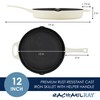 Rachael Ray NITRO Cast Iron Frying Pan/Skillet with Helper Handle
