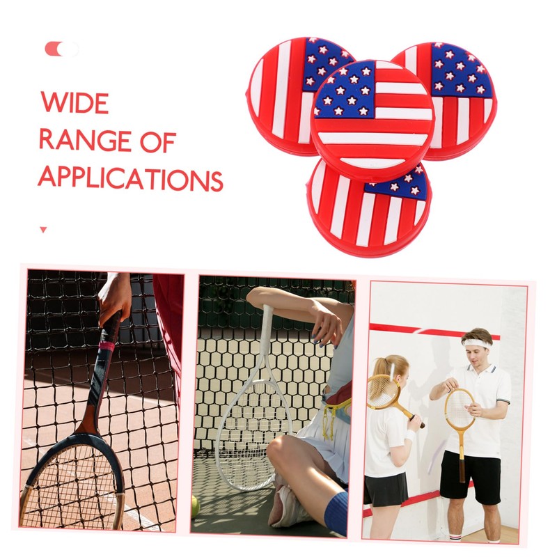 BESPORTBLE 12pcs Tennis Racket Dampeners Tennis Vibration Dampener for Players