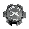 Xtreme Force Gloss Black Wheel Center Cap C-7054-3