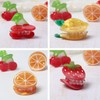 8PK Mini Fruit Hair Claw Clips for Girls Cute Cherry