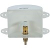 Water-Tite 87954 Square Ice Maker Outlet Box - Quarter-Turn Brass
