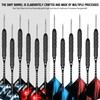 CyeeLife 12 Pack Steel Tip Darts, Professional Metal Dart Set