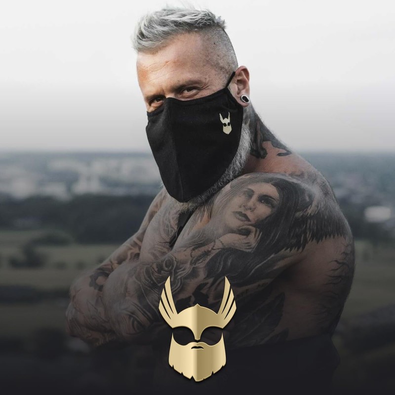 The Beard Defender Face Mask by Beard Struggle - Adjustable