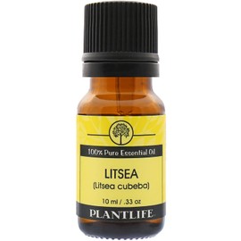 Plantlife Litsea Aromatherapy Essential Oil - Straight from The Plant 100% Pure Therapeutic Grade - No Additives or Fillers - 10 ml