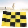 QANYEGN Golf Flagstick Mini, Checkered Practice Golf Hole Pole Cup