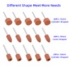 dophee 60Pcs/Set Aluminium Oxide Mounted Grinding Stone Sanding Drill Bits