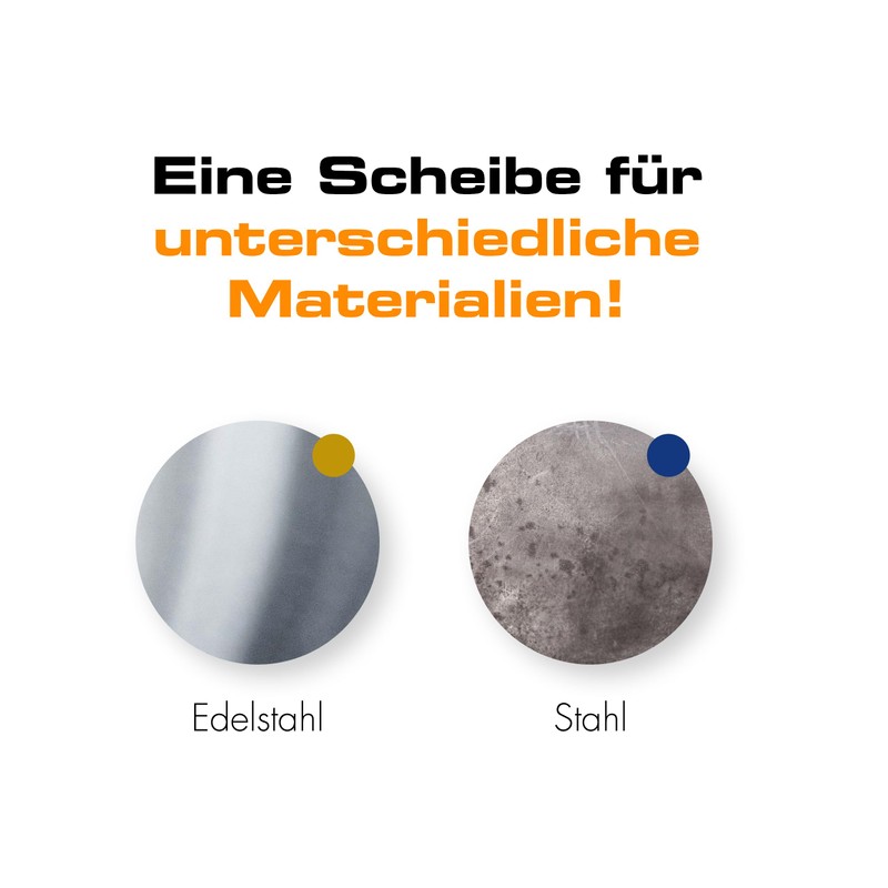 Rhodius Extra-Thin Stainless Steel Cutting Discs, XT70, Diameter 115 /