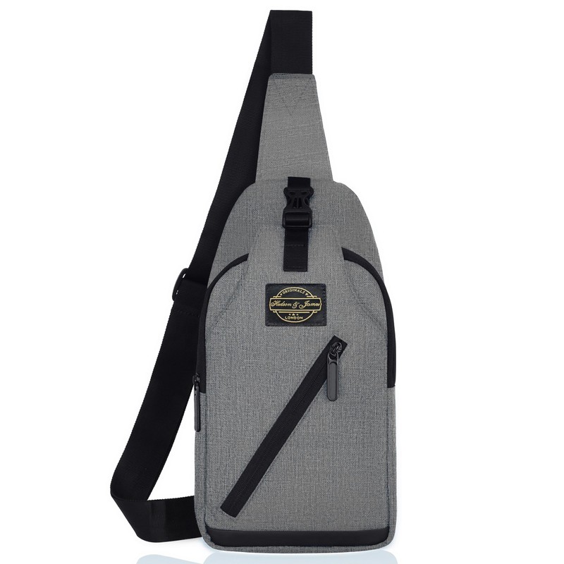Hudson & James Sling Crossbody Bag for Men, Stylish Chest