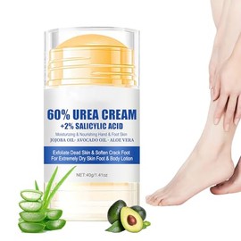 Crema Hidratante para Pies, Repara e Hidrata los Pies Secos y Agrietados, Exfoliating Moisturizing Foot Ointment, Crema Hidratante Anti Rozaduras Para Pies Agrietado(40 ml Citrus)