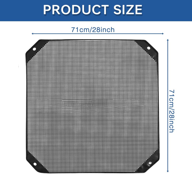 BOJACK 28x28 Central Air Conditioner Cover for Outside Units, Top