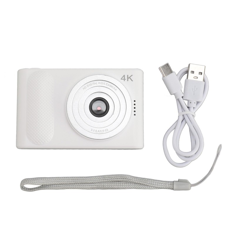 Digital Camera, 4K Kids Camera, HD, 48MP, 16x Zoom, Digital