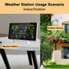WiFi Color Screen Smart Weather Station Temperature and Humidity Meter