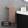 GERZWY Bathroom 2-Piece Accessory Set Gold Stainless Steel Toilet Paper