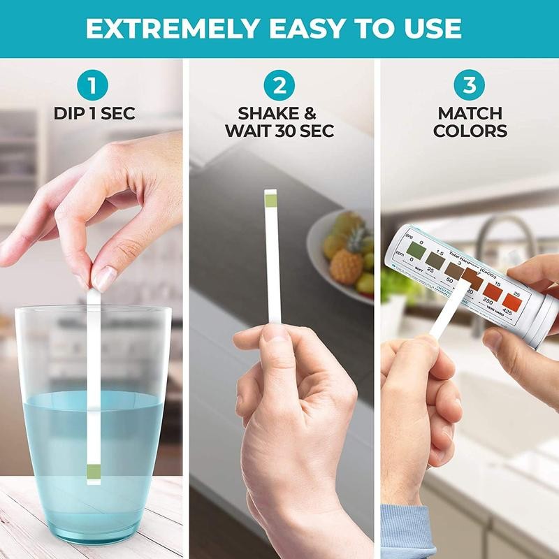 Varify Water Hardness Test Kit - 150 Hard Water Test