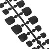 False Toe Nails, Lightweight Artificial Toe Nail Wraps for Weddings