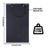 LINEBA 100W 200W 400W Mono Solar Panel Kit Monocrystallin -