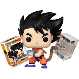 Funko Kamehameha Kid Goku with Tail + Pop Protector: Dragon Ball TV Pop! Animation Vinyl Figure (Gift Set Bundled with ToyBop Brand Box Protector Collector Case)