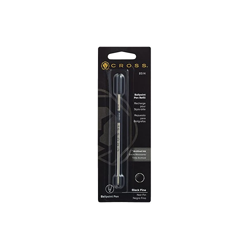 A.T. Cross 8514 Ballpoint Pen Refill Fine Point Black Ink