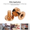 300 Sets DIY Book Binding Screw Double Layer Flat Head