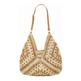 Elegant Straw Shoulder Handbags Fashion Trend Large Capacity Hobo Bag Summer Beach Tote Boho Bag