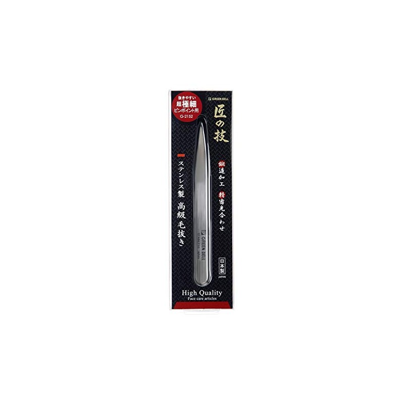 Takumi no Kiki Stainless Steel Premium Tweezers (Ultra Fine Pinpoint)