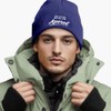MoonWorks® Herren Beanie mit Patch Lieblingsgetränk Party Strickmütze Spruch Aufdruck