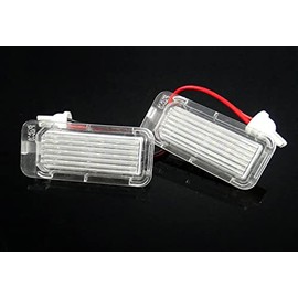 RZGMTSPT 2x LED License Plate Light Tag Lamp Assembly White For 2019+ Ford Ranger 2015+ Transit 150 250 350 HD Transit Connect