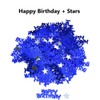 DIWULI Happy Birthday Confetti Stars, Birthday Table Confetti, Table Decoration,