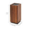 360°Rotation Knife Holder-Wood Knife Block-Universal Knife Holders-Kitchen Knife Holder-for Storage