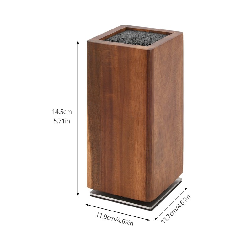 360°Rotation Knife Holder-Wood Knife Block-Universal Knife Holders-Kitchen Knife Holder-for Storage