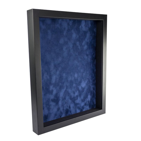 14x28 Shadow Box Frame Black Wood with a 1 3/4"