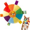 PROKEI Plush Pet Dog Flying Discs Chew Toys, Interactive Tug