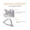 KICHOUSE 2pcs Stainless Steel Shovel Design Cutlery Set Multipurpose Fork
