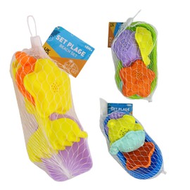 BLUE SKY - Beach Mini Set - Beach Game - 041036 - Random Model - 4 Pieces - Soft Plastic - Children's Toy - Outdoor Game - Sand - 17 cm - From 18 Months