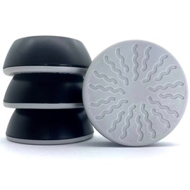 Vmaisi Baby Gate Wall Protector - Protect Walls from Pressure Mounted Pet Dog Gates, 4 Pack Black