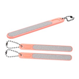 Healeved 3pcs Manicure Tools Set Portable Nail Files for Women Gentle and Smooth Fingernail Care Perfect for Home Salon Use