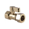 Kingston Brass KF4515PB 1/2" IPS X 5/8" OD Comp Straight