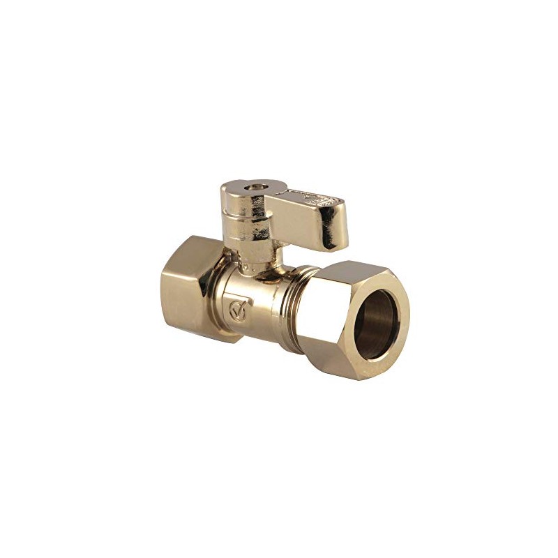 Kingston Brass KF4515PB 1/2" IPS X 5/8" OD Comp Straight
